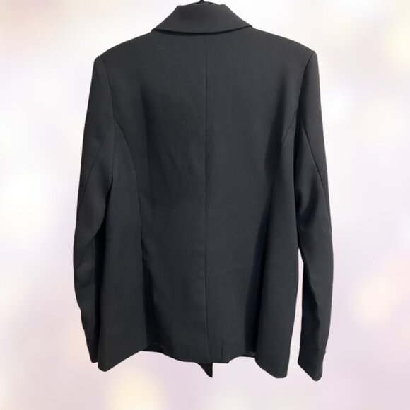 Current Air black double breasted blazer w/satin look lapel - Picture 3 of 13